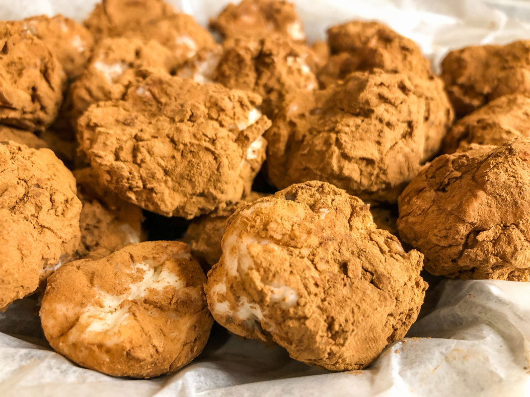 Homemade Irish Potato candies.