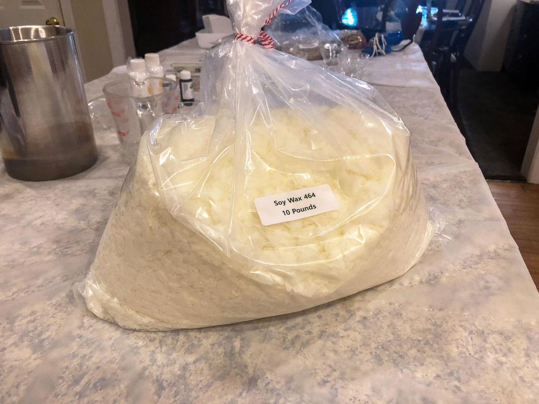 10 lb bag of 464 soy wax.